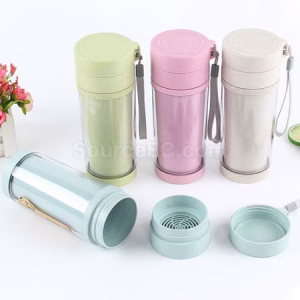 客製化商品推薦 - 水晶獎座禮品 客製 - 水晶獎座禮品 小麥秸稈雙層杯